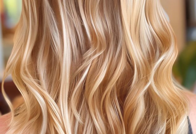 Blonde touched by Caramel