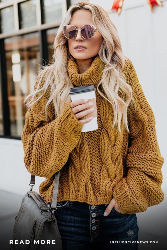Chunky Cable Knit Sweater