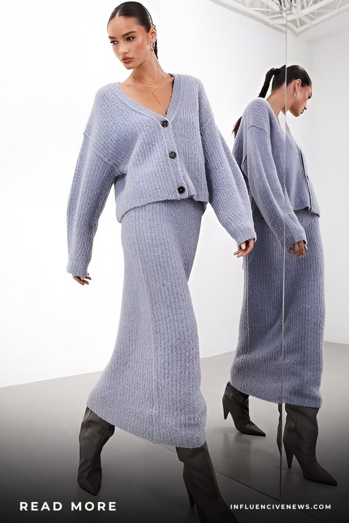 Chunky Sweaters and Maxi Skirts