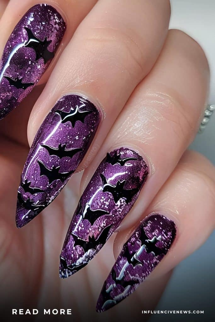 Coffin Shape in Ombre Dark