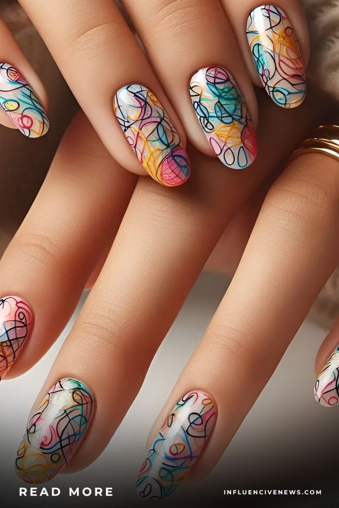 Graphic Art Nails