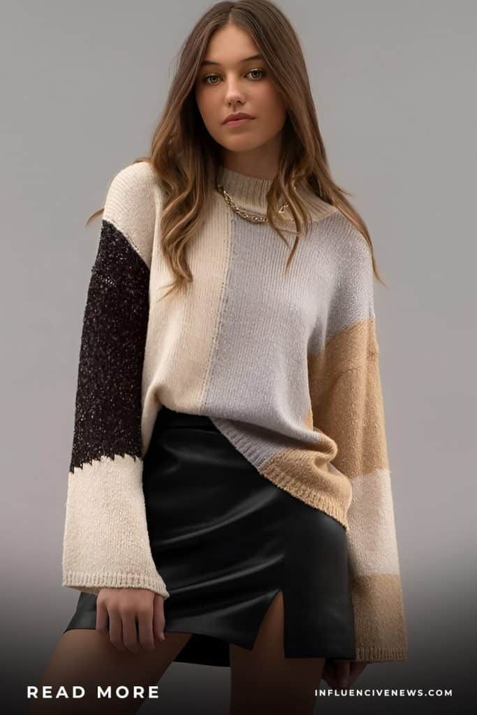 Sweater with Statement Sleeves