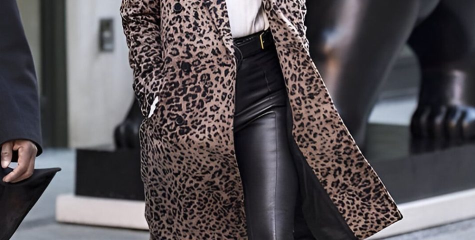 Turtleneck Dress & Belted Coat