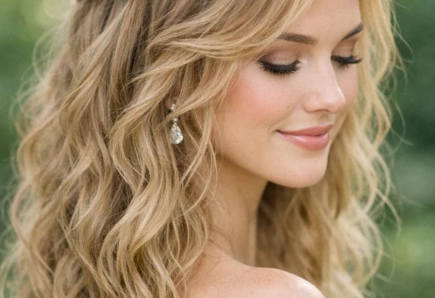 Braided Crown with Loose Curls
