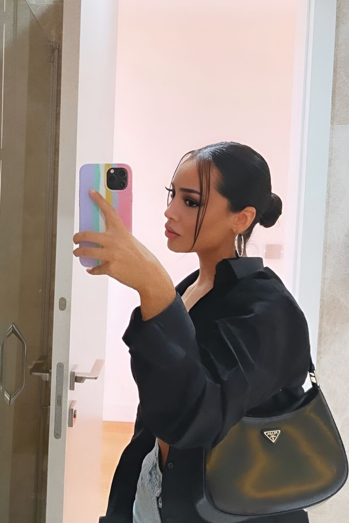 Polished Slick Bun — claw clip hairstyles