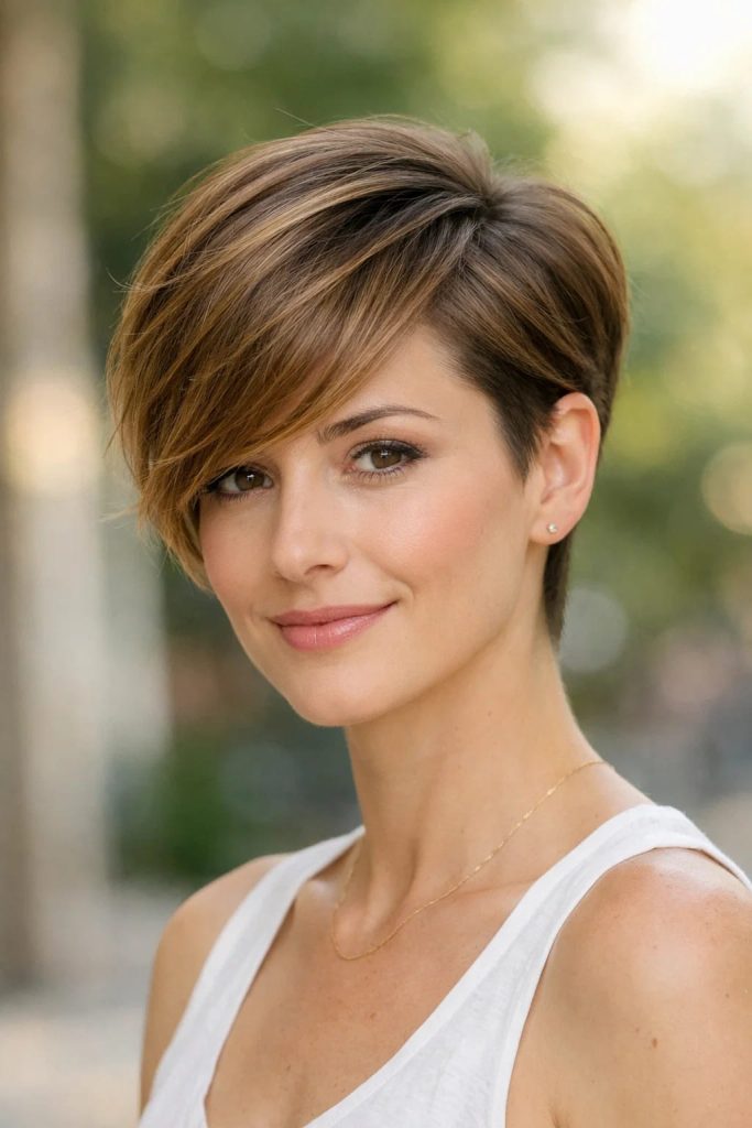 Side Swept Pixie