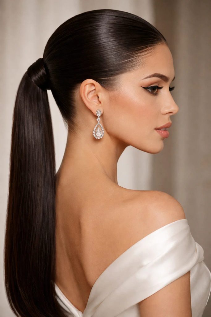 Sleek Low Ponytail