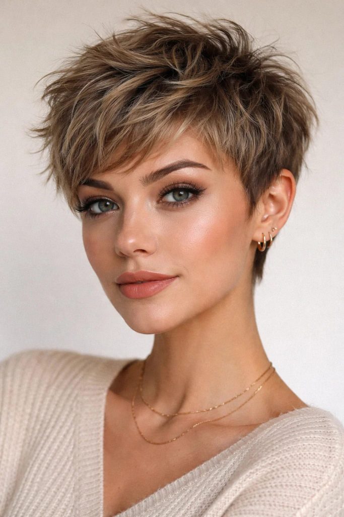 Textured Pixie Cut