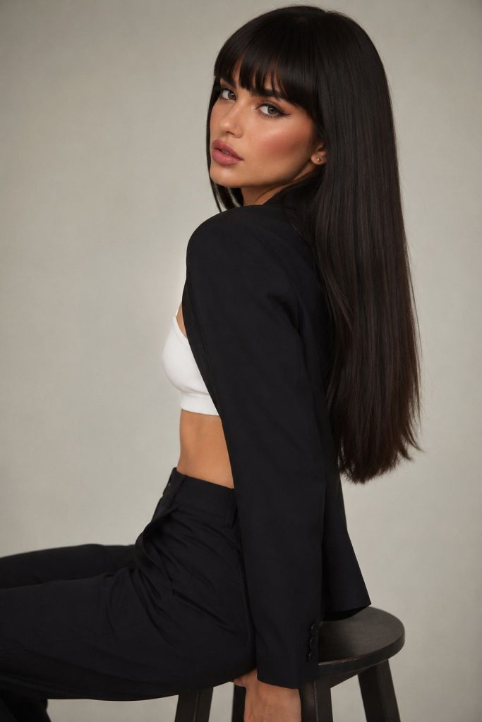 The Thick-Hair Lob — low maintenance haircut for thick hair