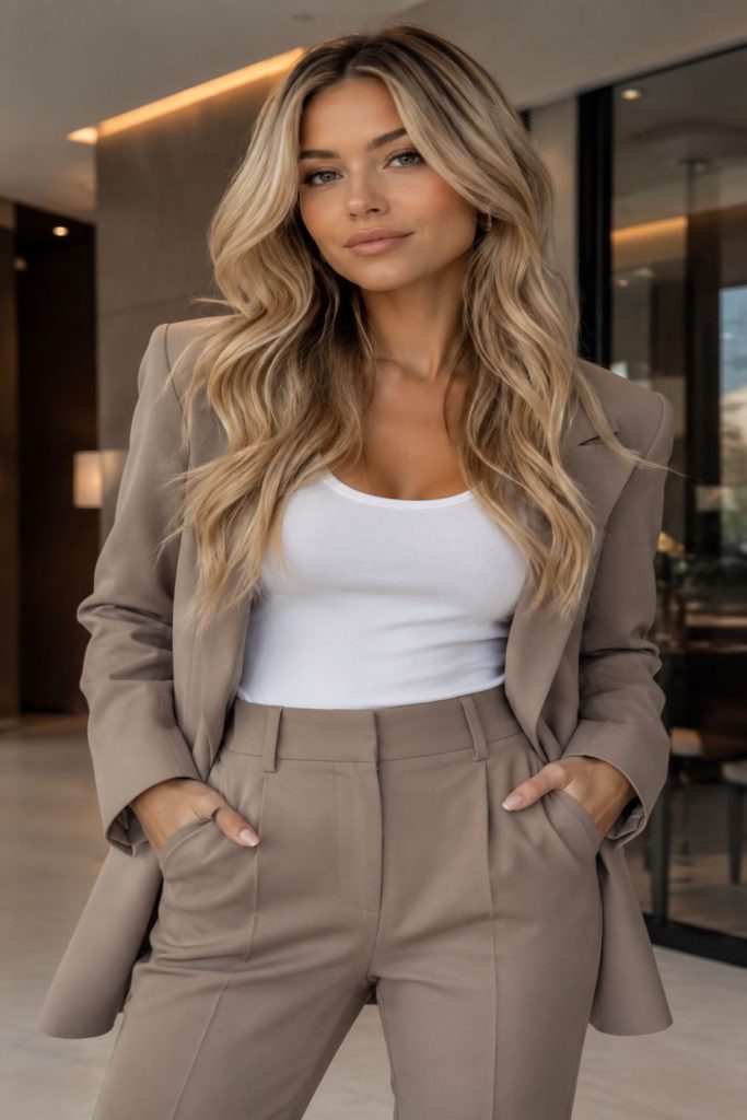 Honey Blonde All Over — low maintenance blonde hair