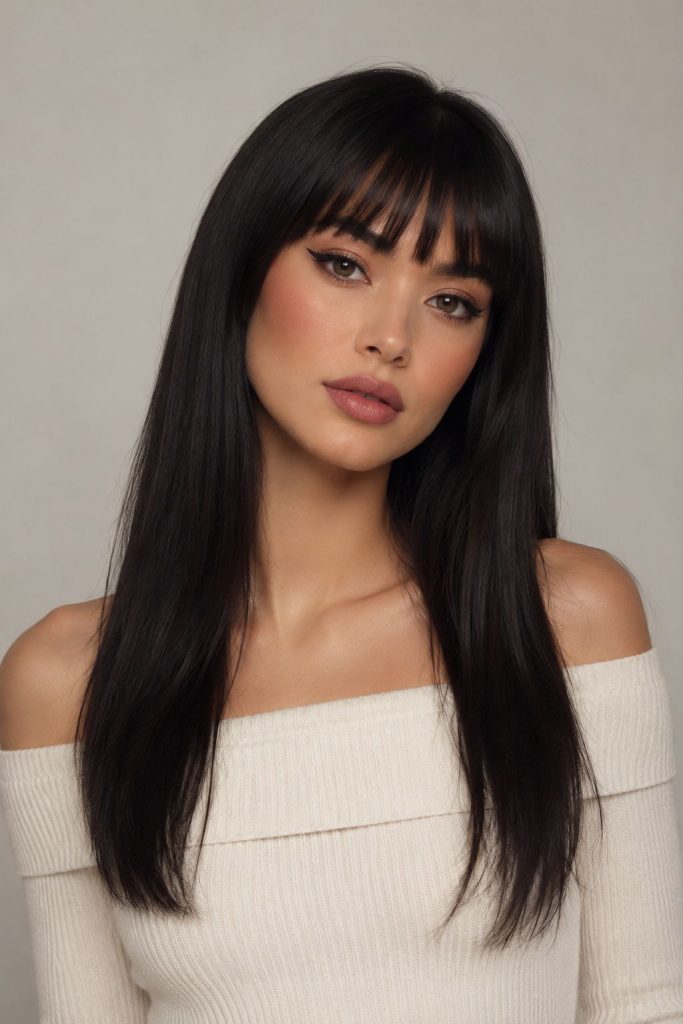 Blunt Collarbone Cut — low maintenance haircut for thick hair