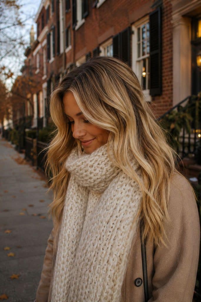 06 golden blonde balayage