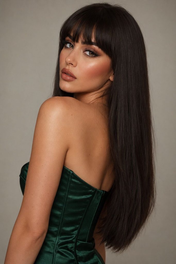 The One-Length Air-Dry Cut — low maintenance haircut for thick hair