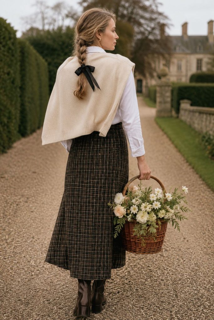 The Ribbon Braid — old money hairstyles