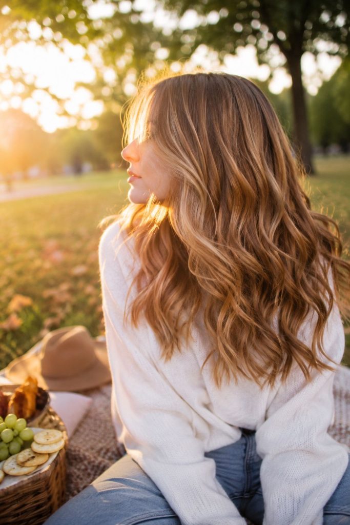 13 strawberry bronde balayage