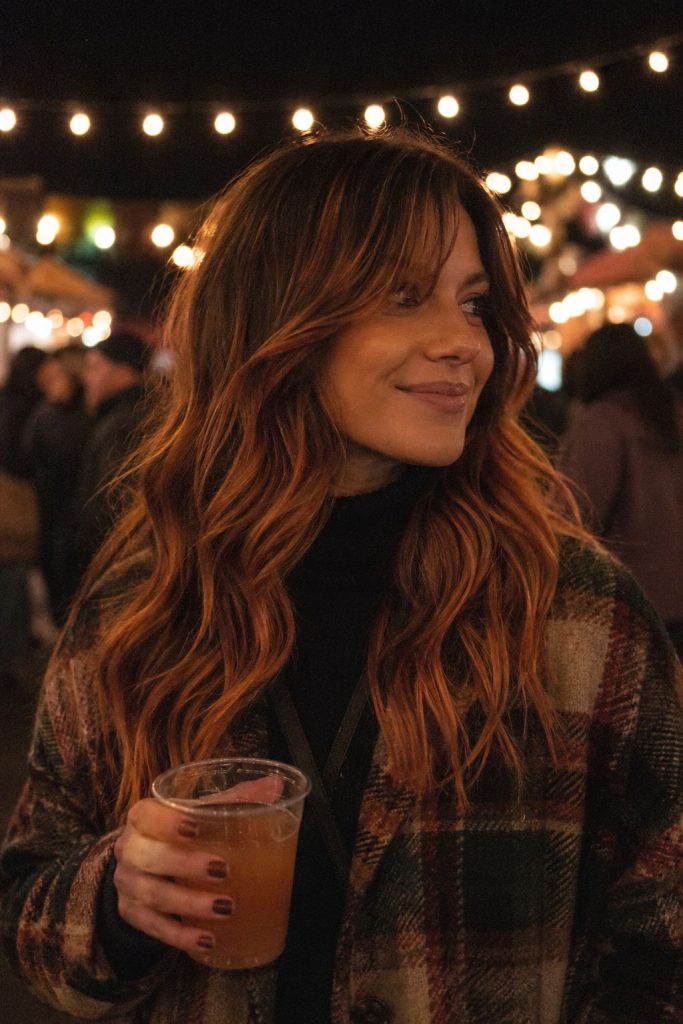 16 pumpkin spice balayage