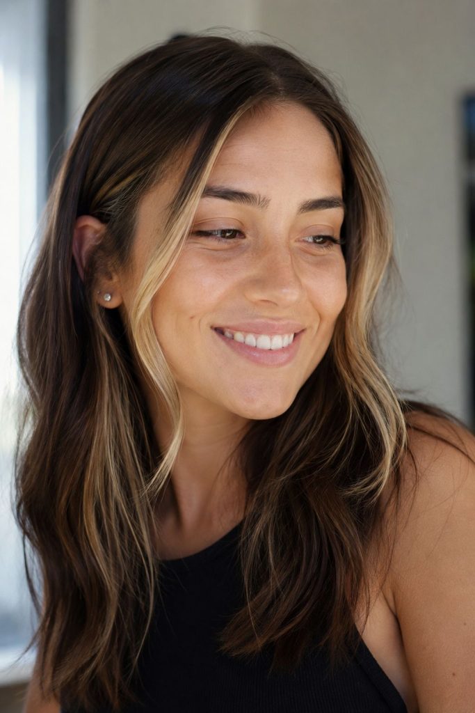 19 money piece balayage