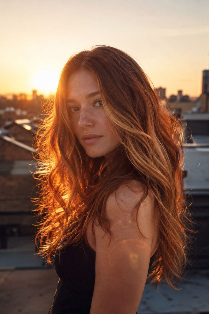 R04 copper golden highlights